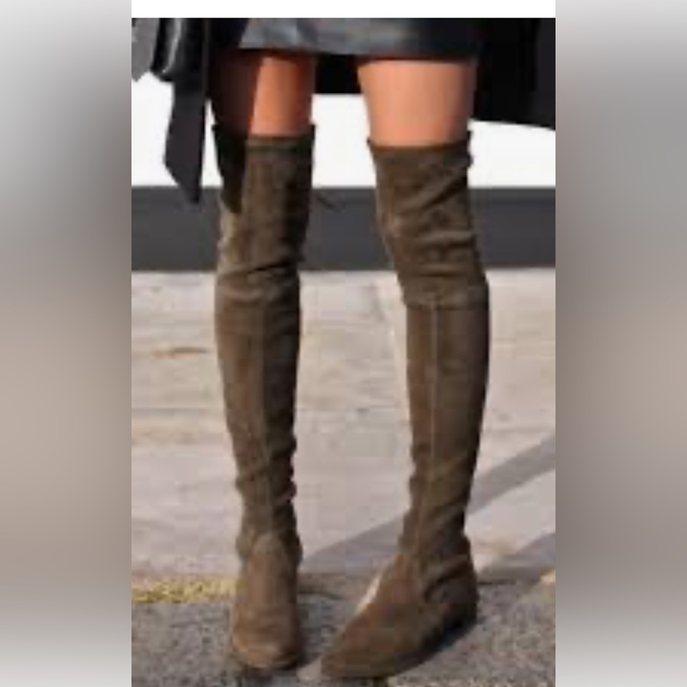 Excellent condition Stuart Weitzman Suede over the knee boots
